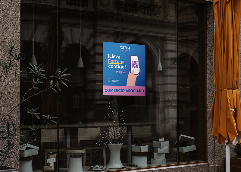 Mockup Vinilo Comercio